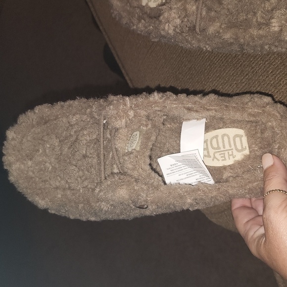 Hey Dude Wally Plush Tan Slippers - Picture 2 of 9